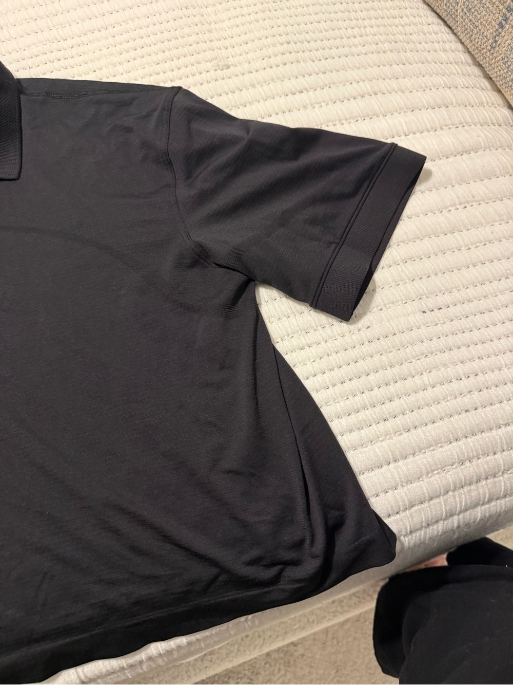 Lululemon Cropped Black Tennis Polo - Picture 3 of 5